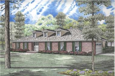 3-Bedroom, 2161 Sq Ft Ranch House Plan - 153-1832 - Front Exterior