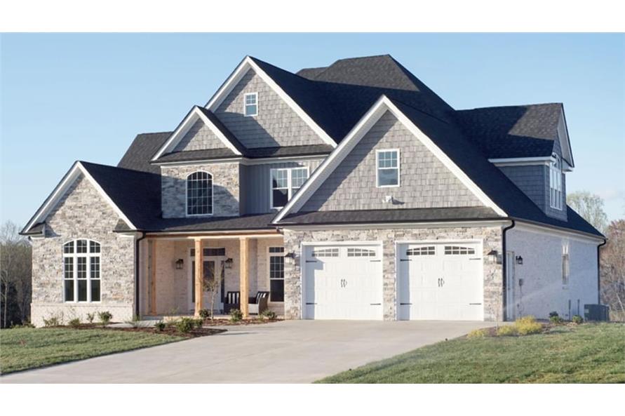 Front View of this 4-Bedroom,2755 Sq Ft Plan -153-1934