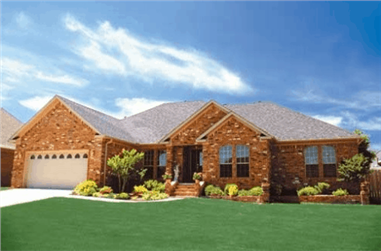 4-Bedroom, 2346 Sq Ft Ranch House Plan - 153-1939 - Front Exterior