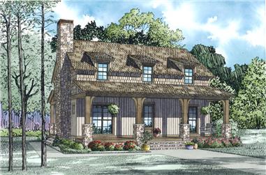 3-Bedroom, 1712 Sq Ft Country Home - Plan #153-1991 - Main Exterior