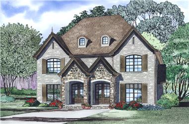 2-Bedroom, 1510 Sq Ft Multi-Unit House Plan - 153-1998 - Front Exterior