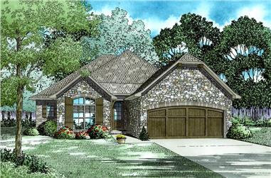 4-Bedroom, 1975 Sq Ft Ranch House Plan - 153-2020 - Front Exterior