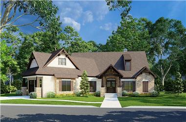 3-Bedroom, 2199 Sq Ft Bungalow House - Plan #153-2083 - Front Exterior