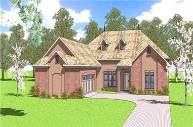 3-Bedroom, 2366 Sq Ft Ranch House Plan - 155-1001 - Front Exterior