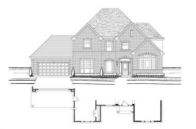 5-Bedroom, 4170 Sq Ft Luxury Home Plan - 156-1016 - Main Exterior