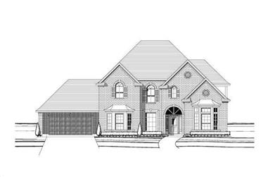 5-Bedroom, 4148 Sq Ft Luxury Home Plan - 156-1020 - Main Exterior