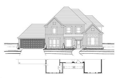 5-Bedroom, 4148 Sq Ft Luxury Home Plan - 156-1056 - Main Exterior