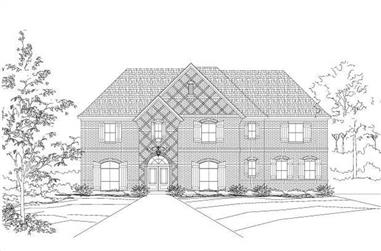 4-Bedroom, 4176 Sq Ft Luxury Home Plan - 156-1068 - Main Exterior