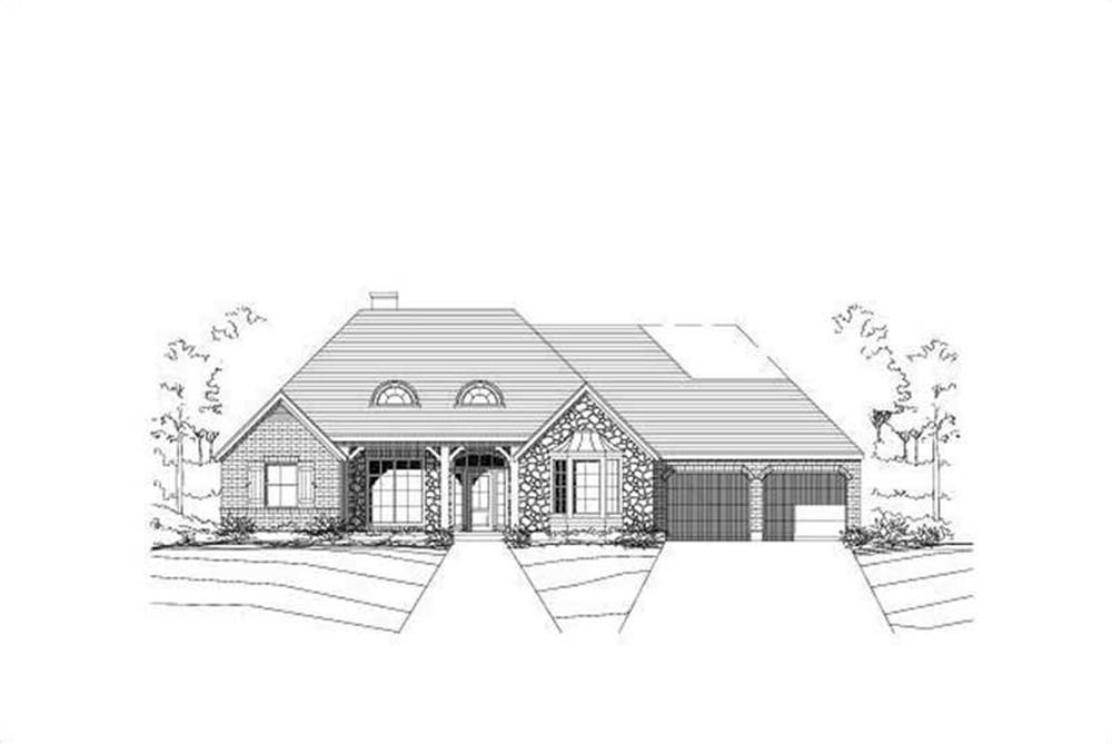 Main image for house plan # 16010