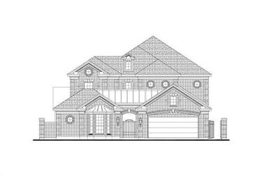 5-Bedroom, 4121 Sq Ft Luxury House Plan - 156-1110 - Front Exterior