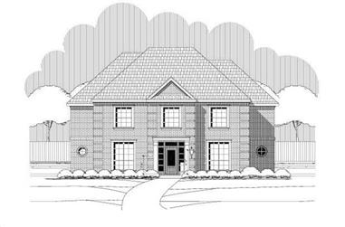 6-Bedroom, 4340 Sq Ft Country House Plan - 156-1114 - Front Exterior