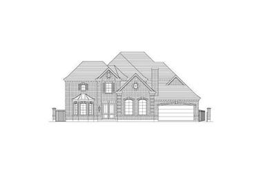 6-Bedroom, 5521 Sq Ft Luxury House Plan - 156-1126 - Front Exterior