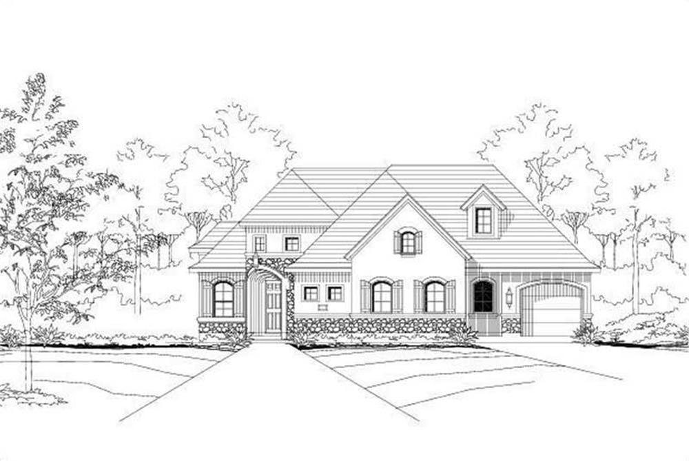 Main image for house plan # 16000