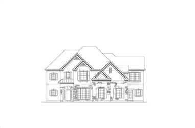 4-Bedroom, 4268 Sq Ft Country House Plan - 156-1144 - Front Exterior