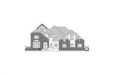 4-Bedroom, 6554 Sq Ft Luxury House Plan - 156-1149 - Front Exterior