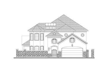 3-Bedroom, 3510 Sq Ft Tuscan Home Plan - 156-1182 - Main Exterior