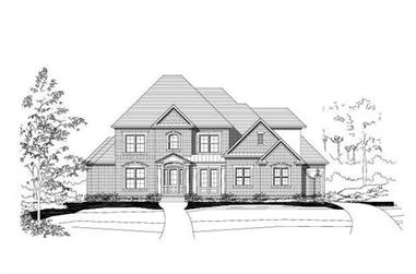 4-Bedroom, 4265 Sq Ft Luxury Home Plan - 156-1187 - Main Exterior