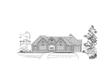 4-Bedroom, 4237 Sq Ft In-Law Suite House Plan - 156-1319 - Front Exterior