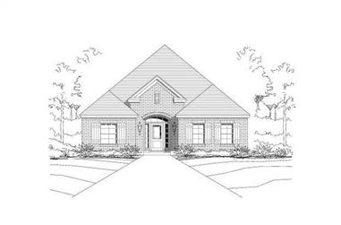 3-Bedroom, 1804 Sq Ft Ranch Home Plan - 156-1323 - Main Exterior