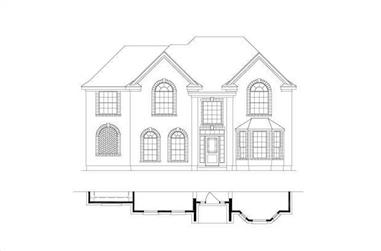 4-Bedroom, 3042 Sq Ft Traditional Home Plan - 156-1330 - Main Exterior