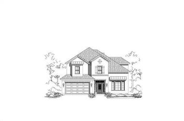 3-Bedroom, 3036 Sq Ft Traditional House Plan - 156-1362 - Front Exterior
