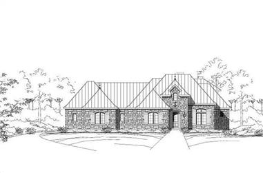 3-Bedroom, 3101 Sq Ft Country Home Plan - 156-1420 - Main Exterior