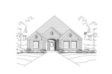 3-Bedroom, 1804 Sq Ft Ranch House Plan - 156-1478 - Front Exterior