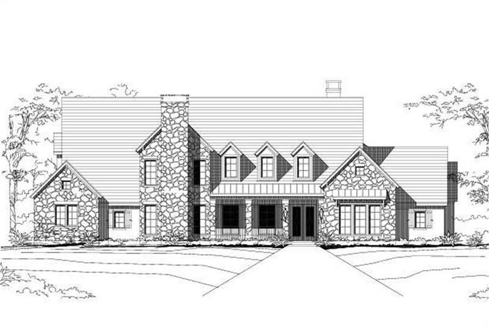 Main image for country home plan # 16371