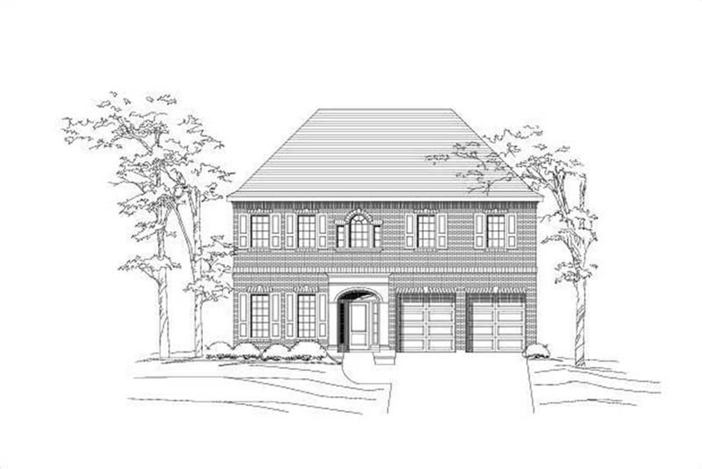 Luxury home (ThePlanCollection: Plan #156-1485)