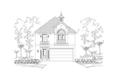 3-Bedroom, 1897 Sq Ft Multi-Level House Plan - 156-1489 - Front Exterior