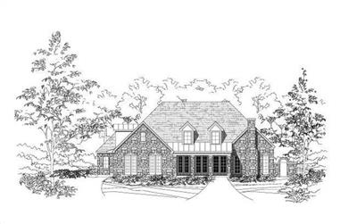 3-Bedroom, 3633 Sq Ft Country Home Plan - 156-1611 - Main Exterior
