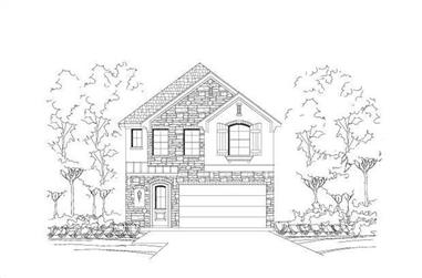 3-Bedroom, 1897 Sq Ft Multi-Level House Plan - 156-1615 - Front Exterior