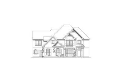 5-Bedroom, 3718 Sq Ft Country Home Plan - 156-1618 - Main Exterior