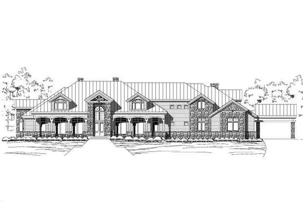 Main image for luxury home plans # 19432