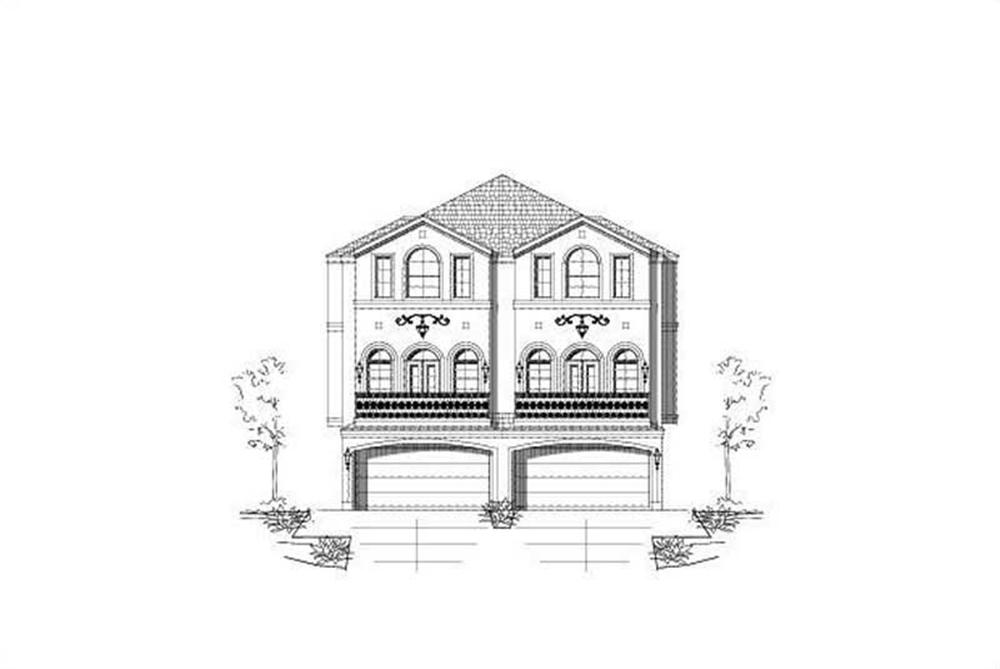 Multi-Unit home (ThePlanCollection: Plan #156-1677)