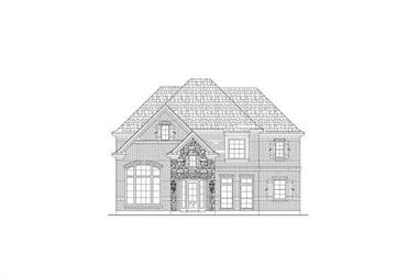 4-Bedroom, 3967 Sq Ft Country House Plan - 156-1819 - Front Exterior