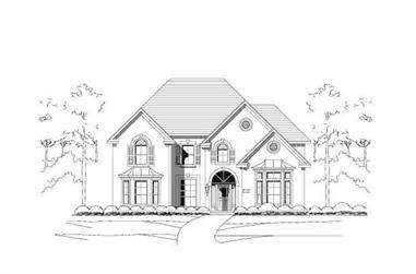 5-Bedroom, 4233 Sq Ft Luxury House Plan - 156-1827 - Front Exterior
