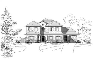 3-Bedroom, 2944 Sq Ft Country Home Plan - 156-1853 - Main Exterior