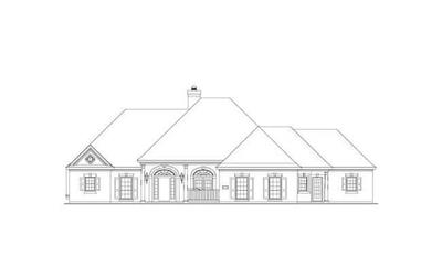 4-Bedroom, 3415 Sq Ft Country House Plan - 156-1872 - Front Exterior