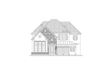 4-Bedroom, 3967 Sq Ft Country House Plan - 156-1873 - Front Exterior
