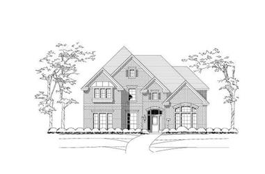 5-Bedroom, 4233 Sq Ft Luxury House Plan - 156-1882 - Front Exterior