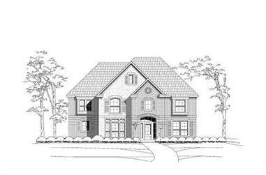 4-Bedroom, 3901 Sq Ft Luxury House Plan - 156-1898 - Front Exterior