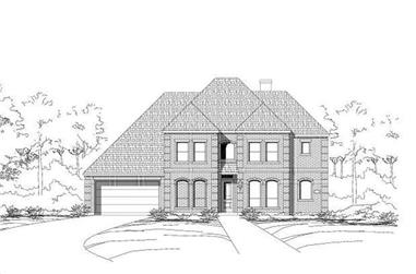 4-Bedroom, 4036 Sq Ft Luxury House Plan - 156-1912 - Front Exterior