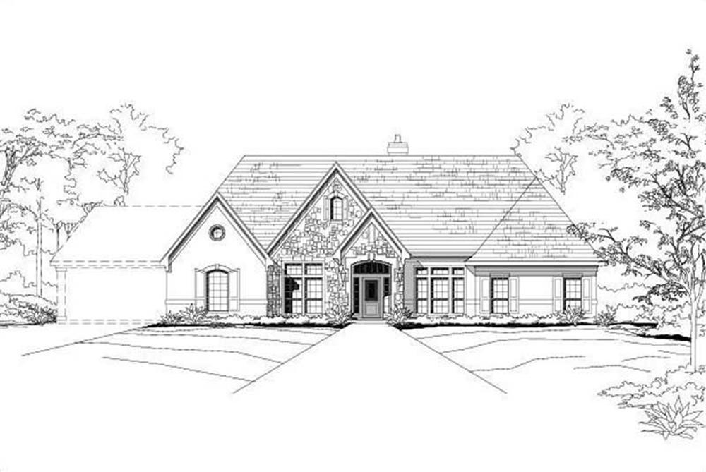 Main image for house plan # 15098