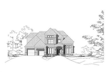 4-Bedroom, 2951 Sq Ft Traditional House Plan - 156-1926 - Front Exterior