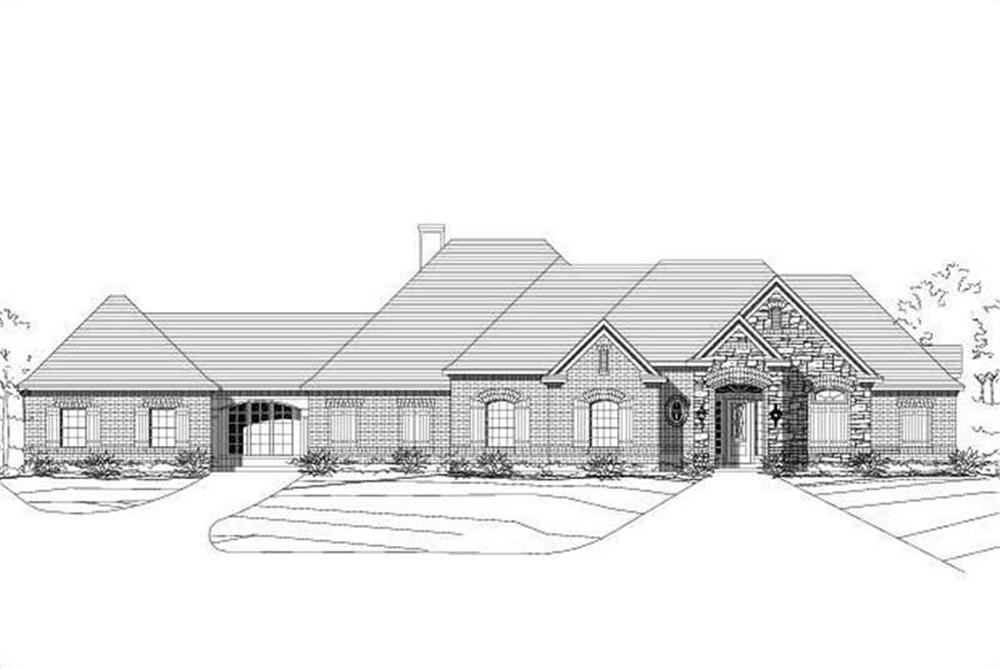 Main image for house plan # 156-1929