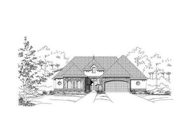 4-Bedroom, 3570 Sq Ft Country House Plan - 156-1939 - Front Exterior
