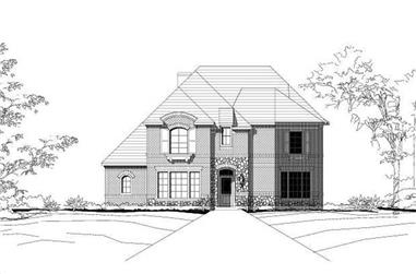 4-Bedroom, 3566 Sq Ft Country Home Plan - 156-1962 - Main Exterior