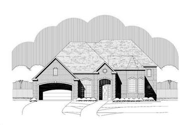 4-Bedroom, 4275 Sq Ft Luxury Home Plan - 156-1980 - Main Exterior