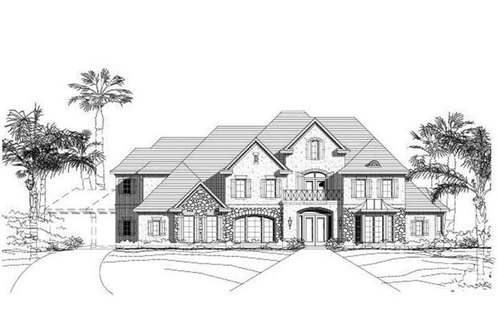 Main image for luxury house plan # 19655